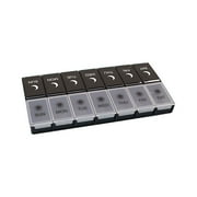 YAMB AM/PM Weekly Pill Planner,7 Day Pill Organizer 2 Times A Day Large Pill Cases Moisture-Proof Pill Box,Medicine Organizer Design for Vitamins Fish Oil Compartments Supplements,Portable